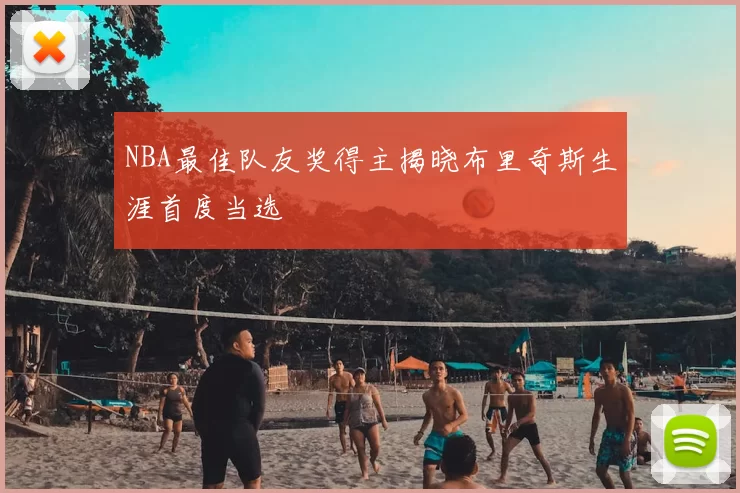 NBA最佳队友奖得主揭晓布里奇斯生涯首度当选