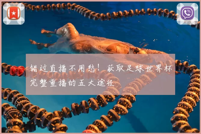 错过直播不用愁!获取足球世界杯完整重播的五大途径
